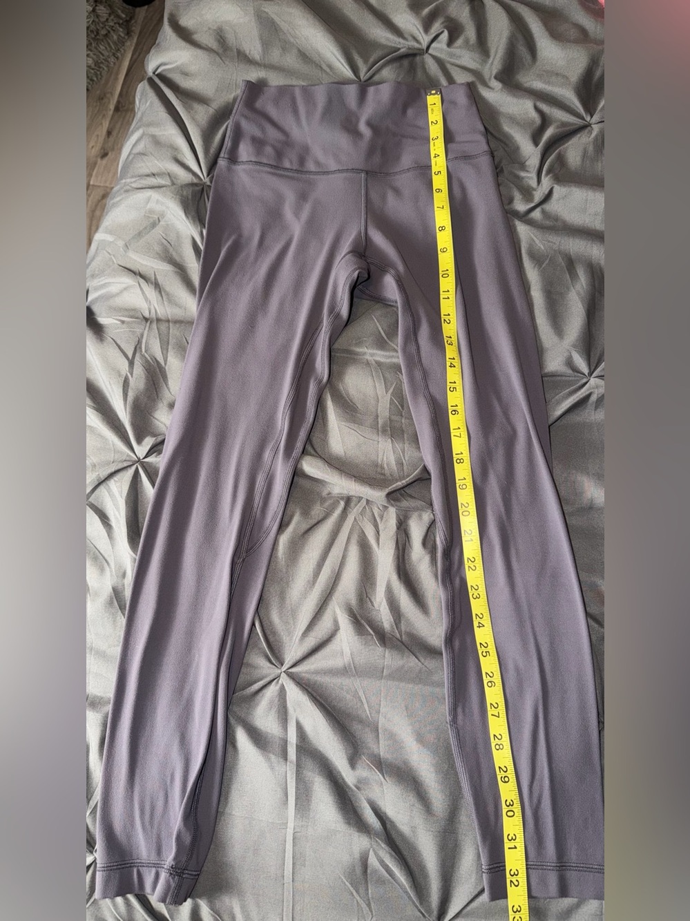 Lavender Gray Athletic Leggings